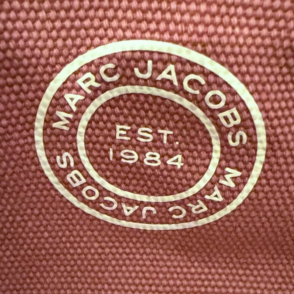 Marc Jacobs The Signet Medium Dusty Rose Canvas Tote Bag (EUC)